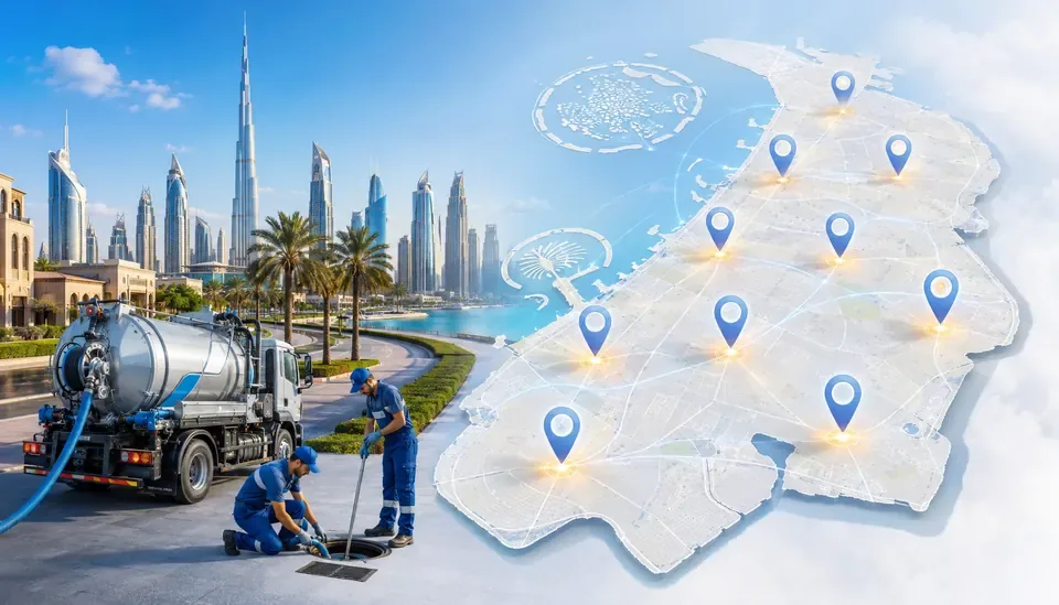 Dubai service coverage for drain cleaning support